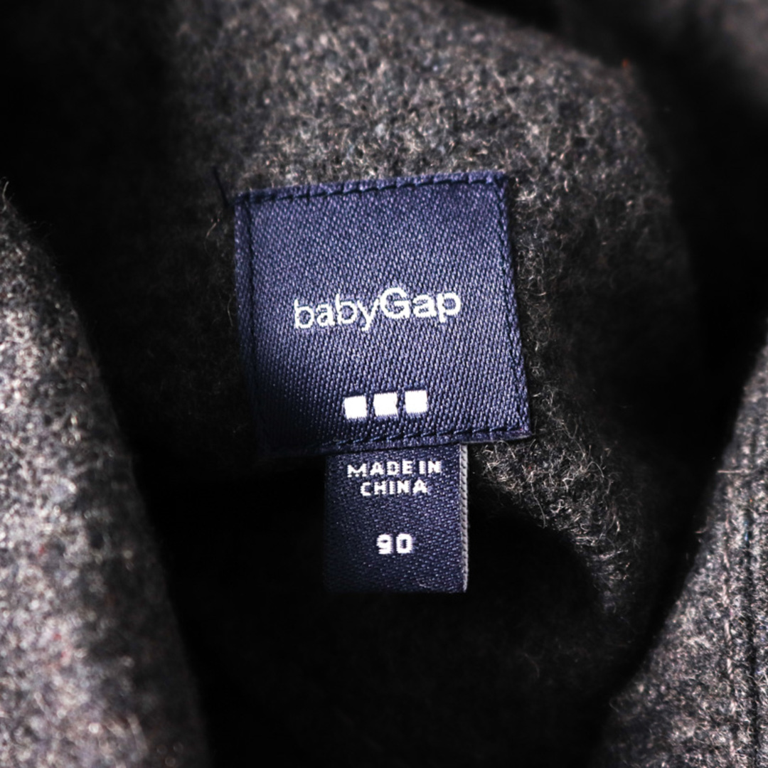 GAP(ギャップ)のギャップ ピーコート ウール混 アウター ベビー 男の子用 90サイズ グレー GAP キッズ/ベビー/マタニティのベビー服(~85cm)(ジャケット/コート)の商品写真