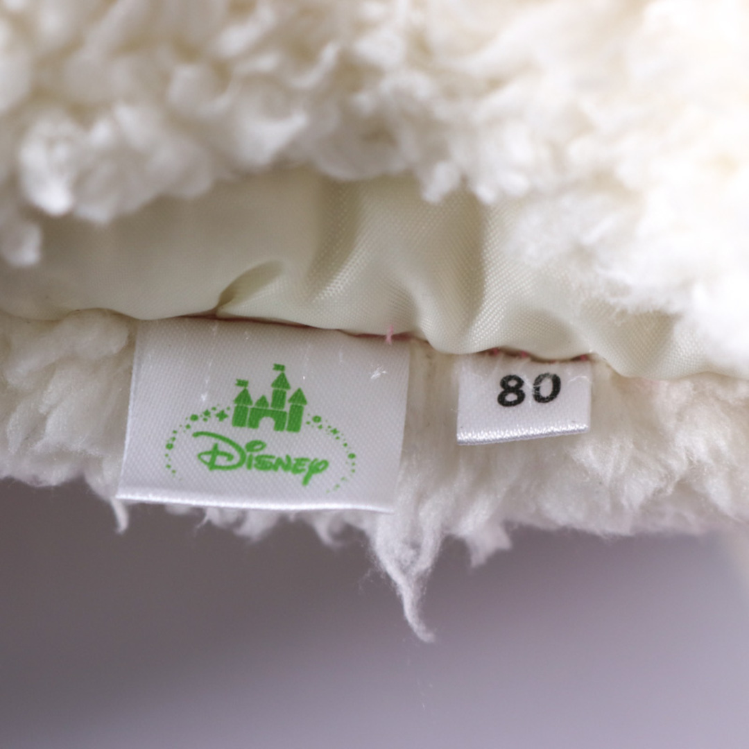 Disney(ディズニー)のディズニー ボアジャケット ジャンパー アウター ミニーマウス デイジーダック ベビー 女の子用 80サイズ ホワイト×ピンク Disney キッズ/ベビー/マタニティのベビー服(~85cm)(ジャケット/コート)の商品写真