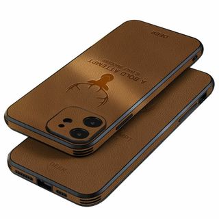 JOOBOY iPhone12 ケース 6.1" 耐衝撃 薄型 レンズ保護 コン(その他)