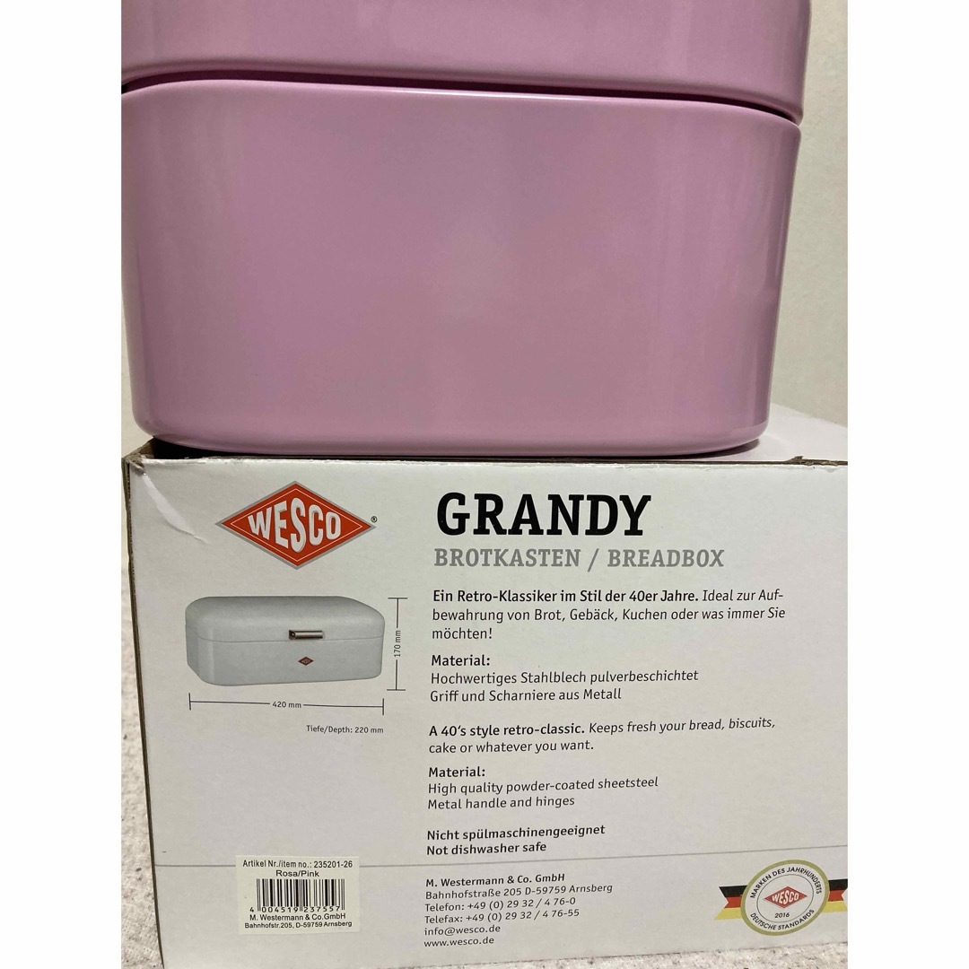 Wesco GRANDY ウェスコ　ローズピンク　新品