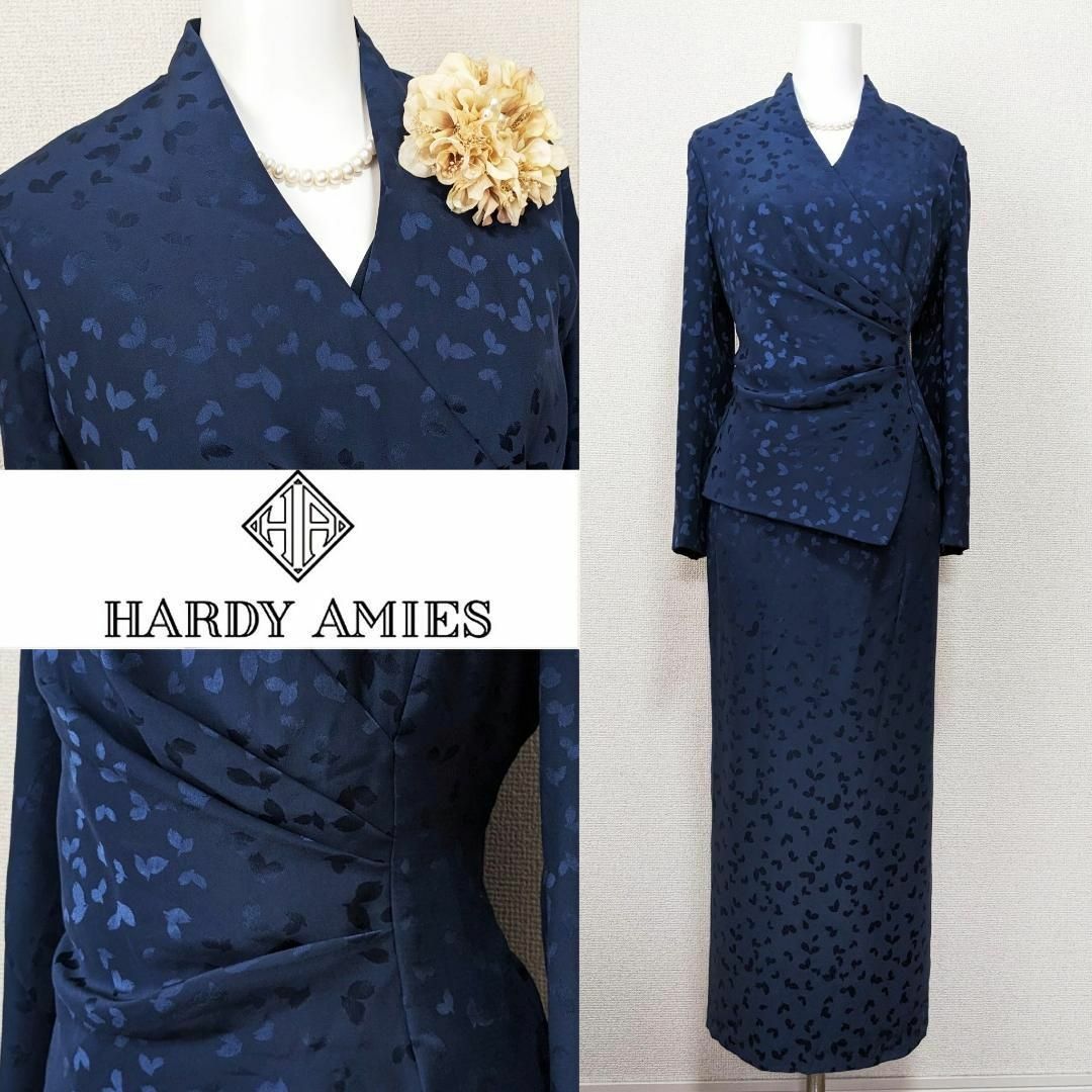 HARDY AMIES(ハーディエイミス)の⁑【美品】 シルク100%！ 英国王室御用達 ハーディエイミス 最高級スーツ レディースのフォーマル/ドレス(スーツ)の商品写真