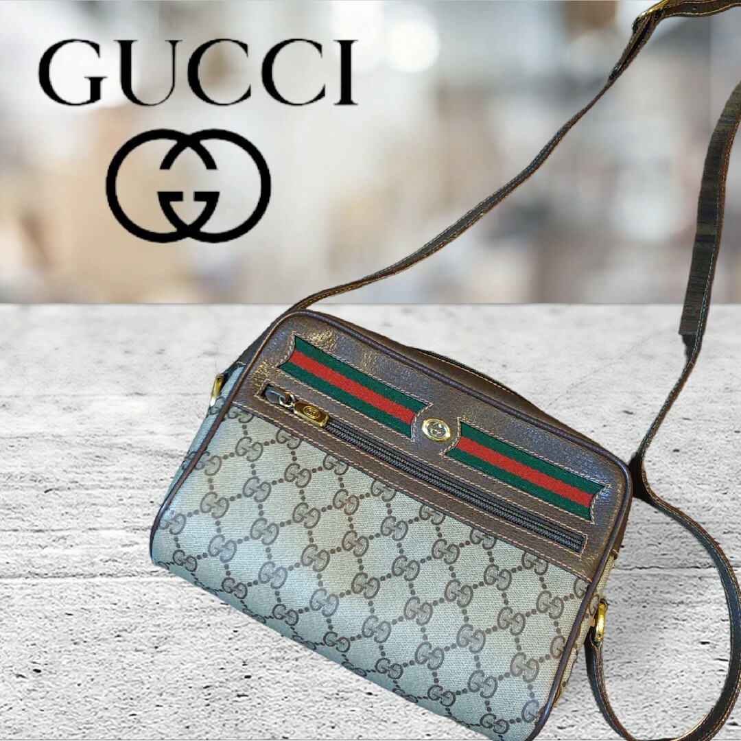 超美品★ GUCCI グッチ ショルダーバッグ シェリーライン GG柄 | フリマアプリ ラクマ