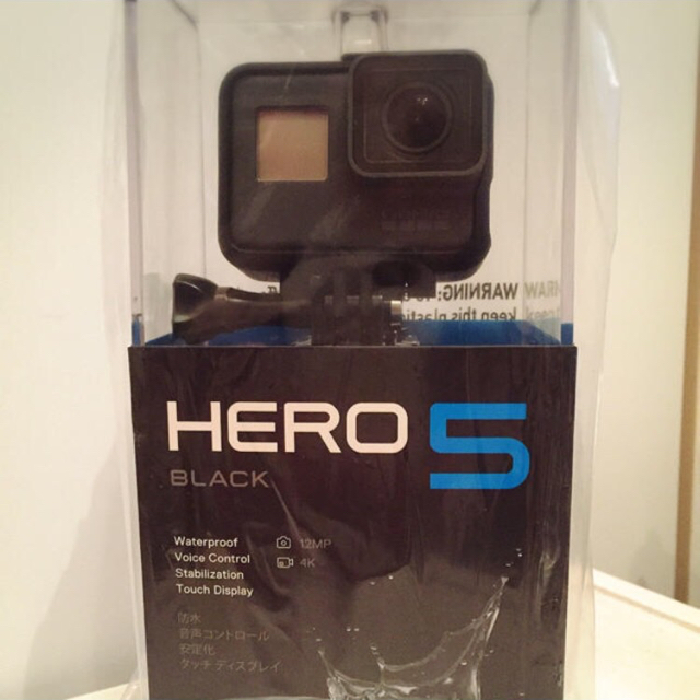 新品 未開封 保証書付き GoPro ウェアラブルカメラ HERO5 Black | フリマアプリ ラクマ