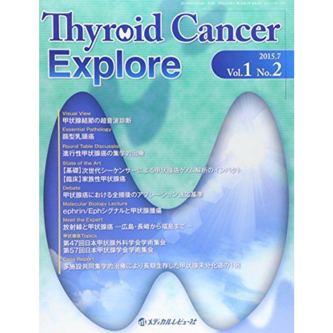 Thyroid Cancer Explore vol.1 no.2(2015 「Thyroid Cancer Explコンディション詳細