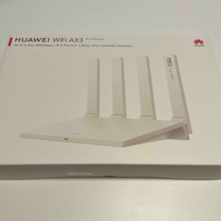 ファーウェイ(HUAWEI)のHUAWEI WiFi AX3 デュアルコア WiFi6 Plus ホワイト(PC周辺機器)