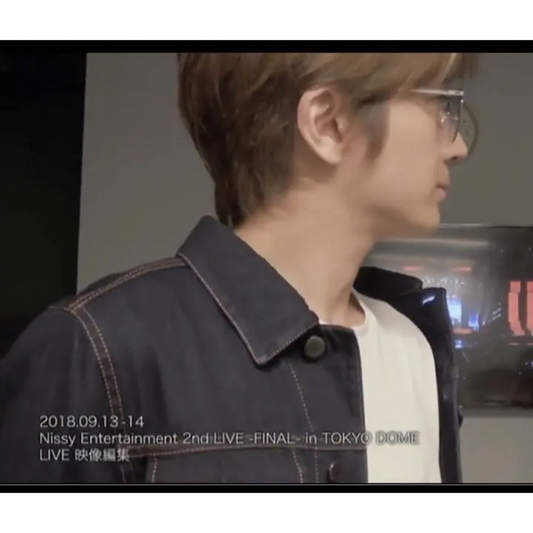 Nissy 西島隆弘 着用 デニムジャケット アウター オフホワイト Nissy 西島隆弘 着用 デニムジャケット アウター オフホワイト