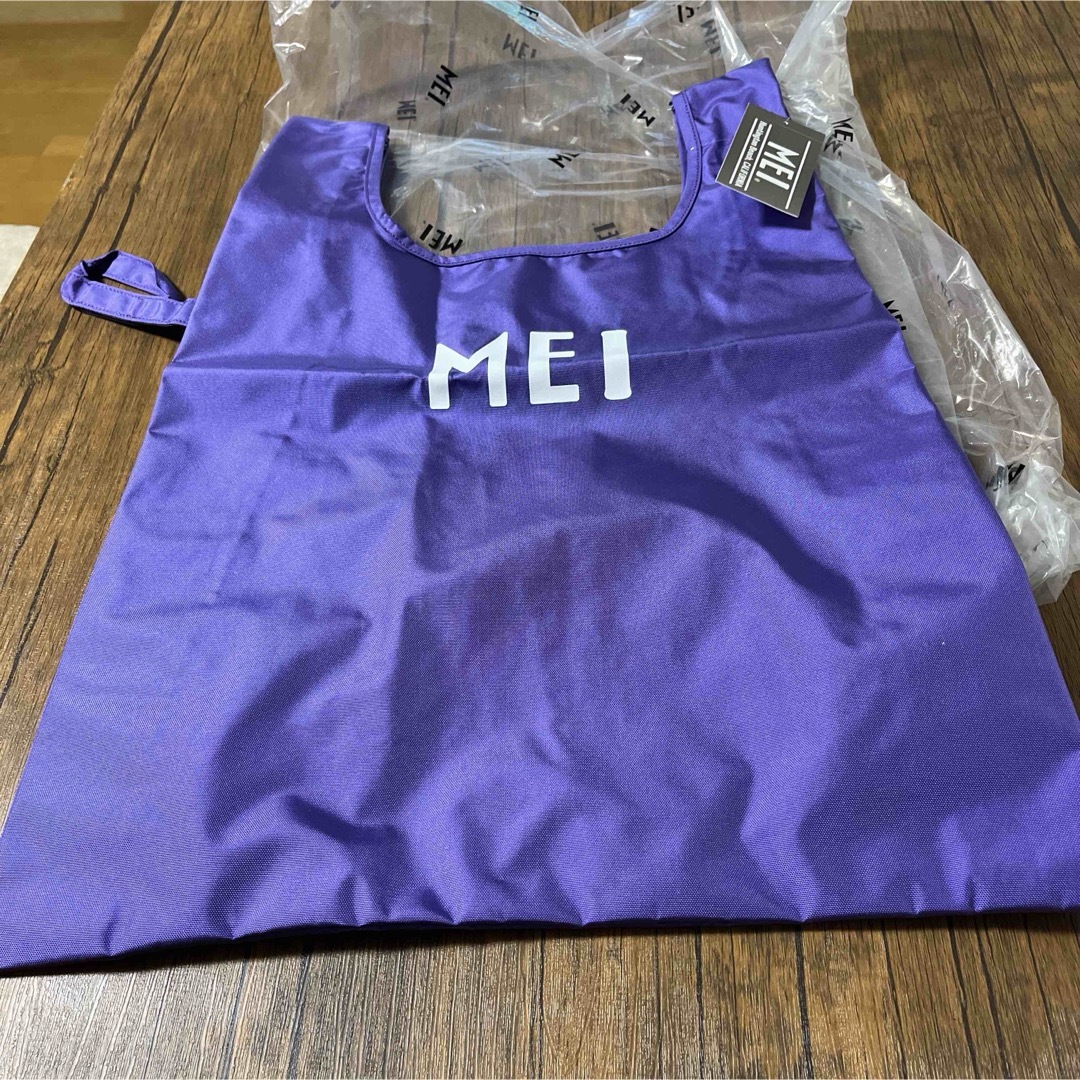 MEI(メイ)のMEI エコバッグ　パープル　新品 レディースのバッグ(エコバッグ)の商品写真