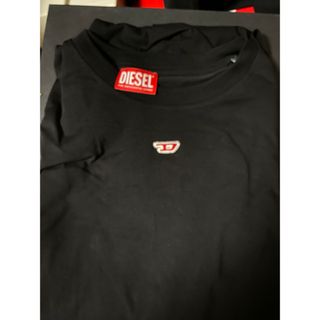 ディーゼル(DIESEL)のディーゼル　ロンT ロゴ　黒　XXL(Tシャツ/カットソー(七分/長袖))