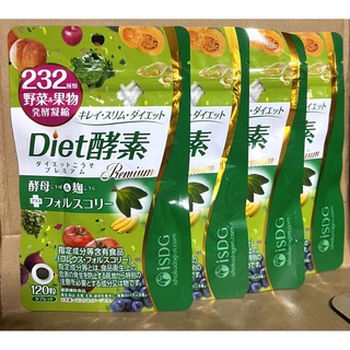 Diet酵素 プレミアム  酵素サプリメント 120粒　×４袋(ダイエット食品)