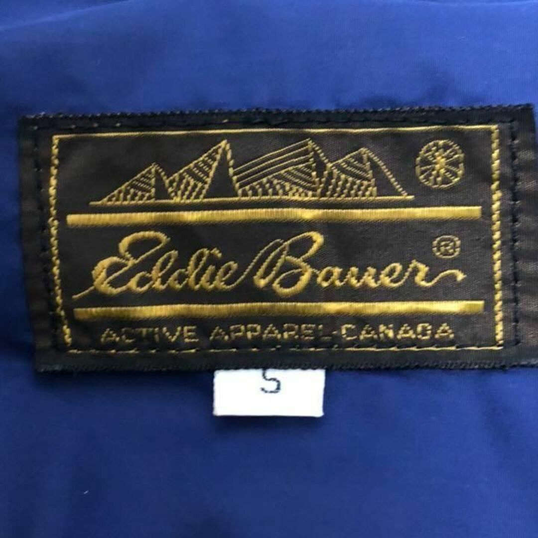 Eddie Bauer(エディーバウアー)の70s 80s ビンテージ エディーバウアー デニム ダウン ジャケット 黒タグ レディースのジャケット/アウター(Gジャン/デニムジャケット)の商品写真