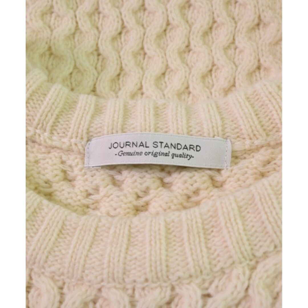 JOURNAL STANDARD(ジャーナルスタンダード)のJOURNAL STANDARD ニット・セーター L アイボリー 【古着】【中古】 メンズのトップス(ニット/セーター)の商品写真