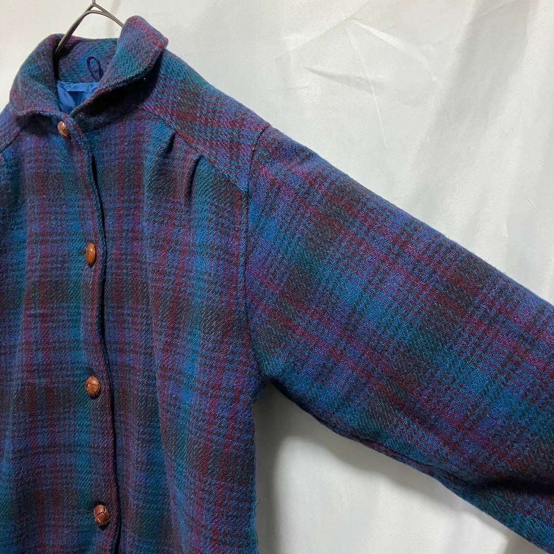 WOOLRICH(ウールリッチ)の80s ビンテージ WOOLRICH ウール チェック ジャケット アメカジ レディースのジャケット/アウター(その他)の商品写真