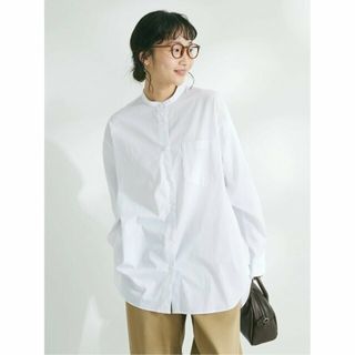 クラフトスタンダードブティック(CRAFT STANDARD BOUTIQUE)の【オフホワイト】【追加6】バンドカラーシャツ/24SS(シャツ/ブラウス(長袖/七分))