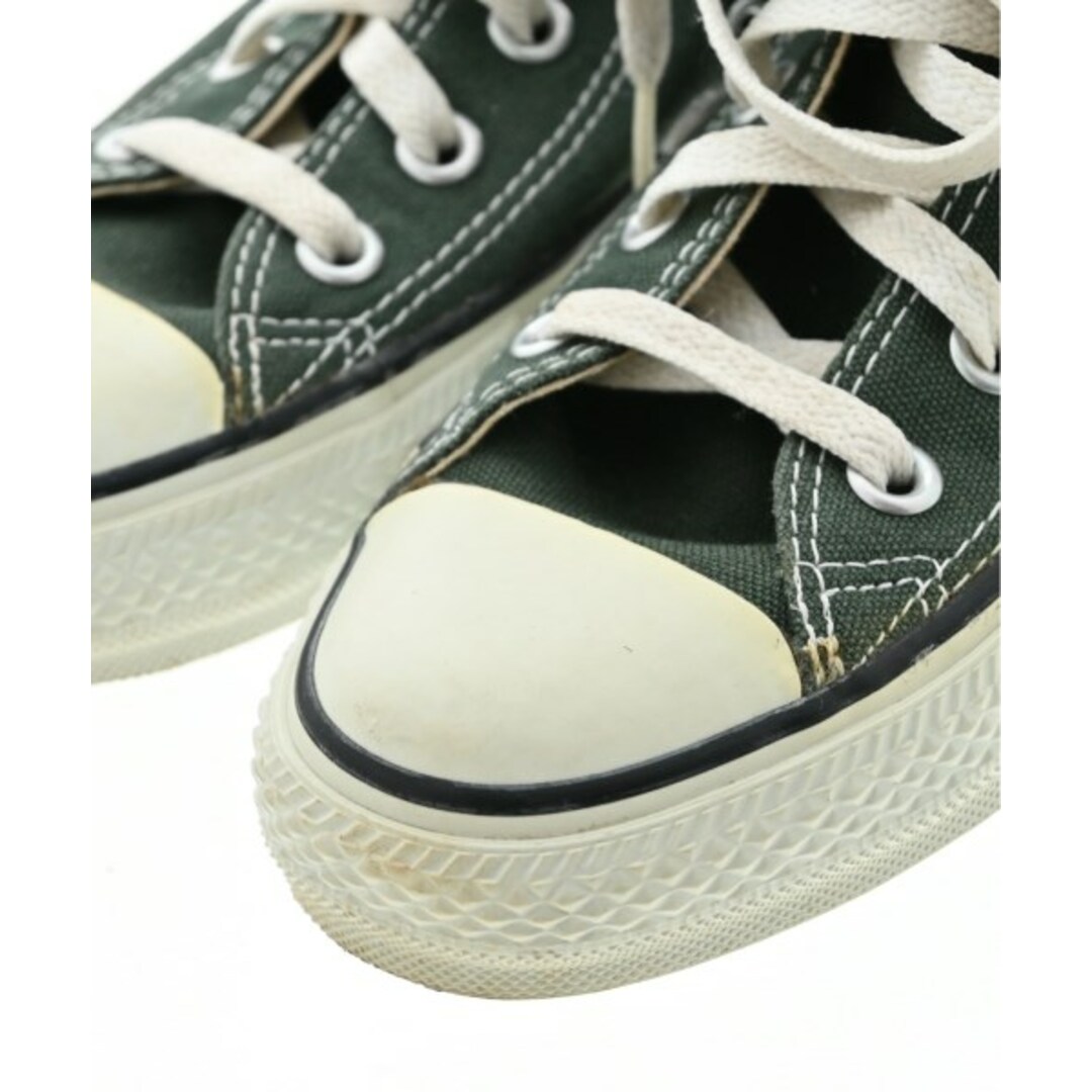 CONVERSE(コンバース)のCONVERSE コンバース スニーカー 22.5cm 緑x白 【古着】【中古】 レディースの靴/シューズ(スニーカー)の商品写真