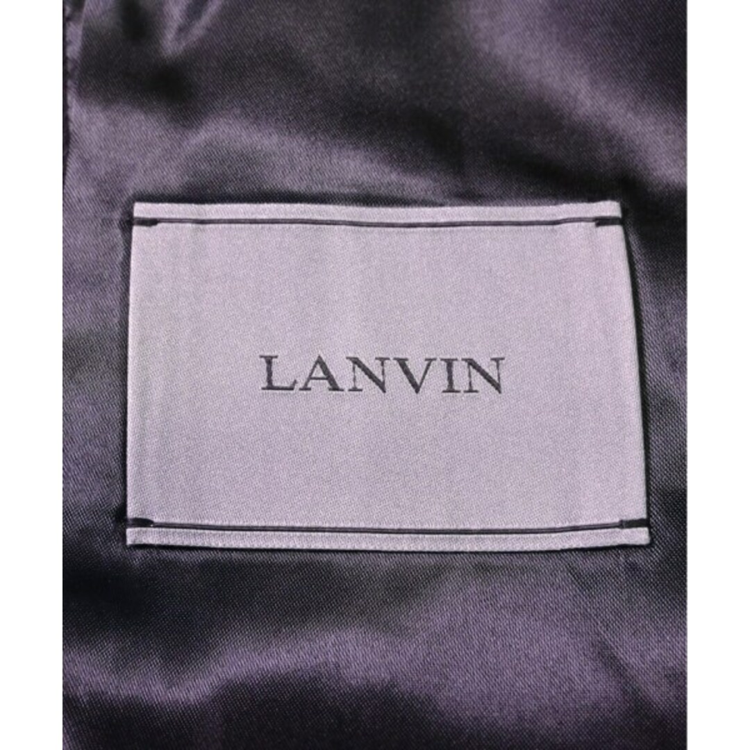 LANVIN(ランバン)のLANVIN ランバン チェスターコート 44(S位) 黒 【古着】【中古】 メンズのジャケット/アウター(チェスターコート)の商品写真