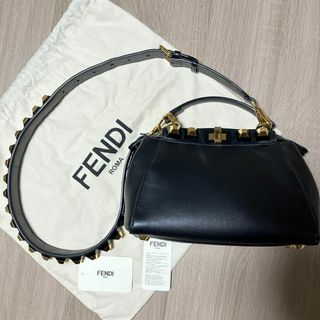 フェンディ(FENDI)のフェンディ ミニピーカブー ゴールドエディション　2WAY ハンド ショルダー(ショルダーバッグ)