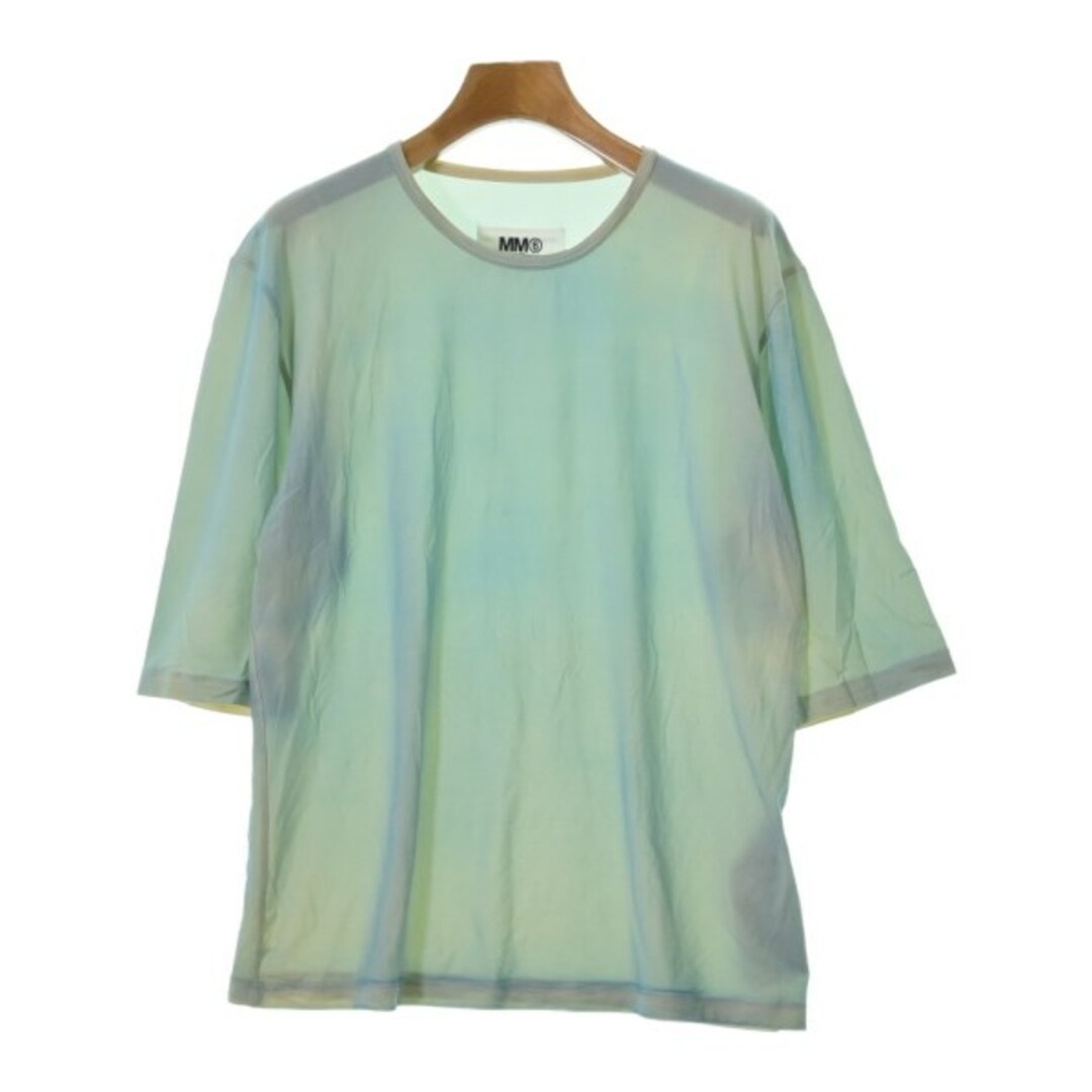 MM6(エムエムシックス)のMM6 Tシャツ・カットソー L 水色xベージュ(グラデーション) 【古着】【中古】 レディースのトップス(カットソー(半袖/袖なし))の商品写真
