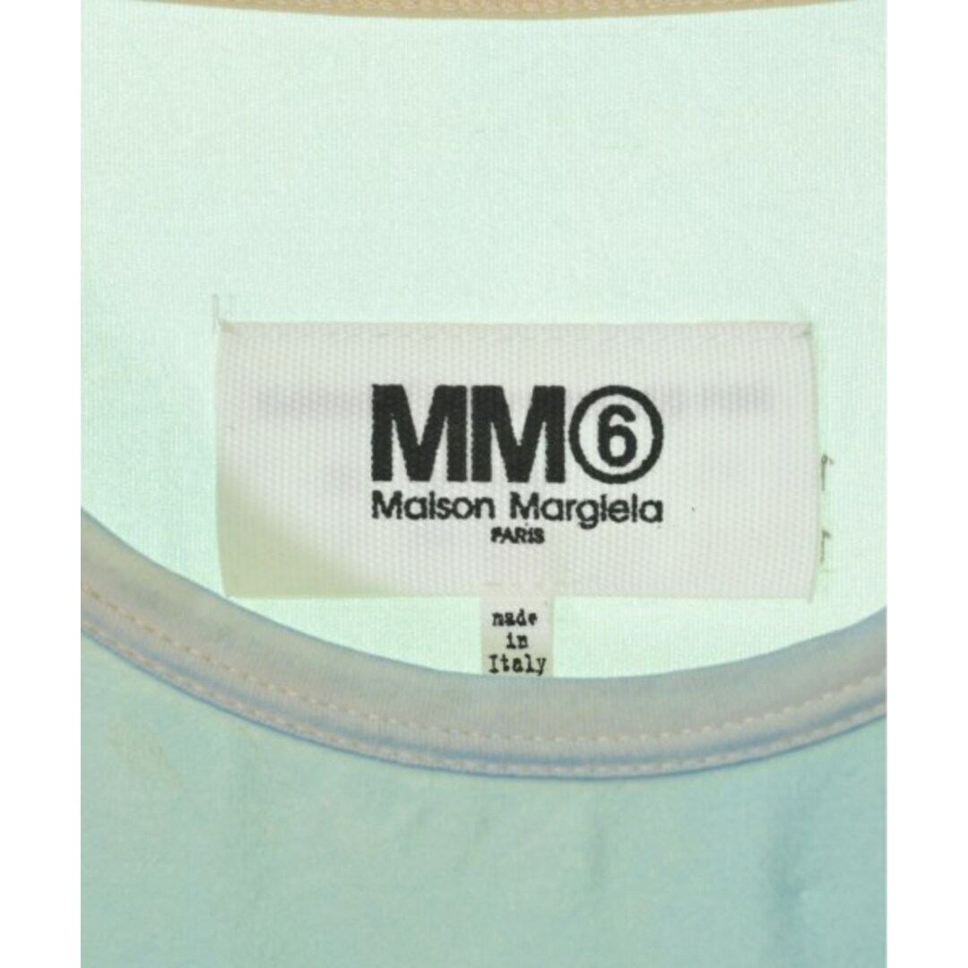 MM6(エムエムシックス)のMM6 Tシャツ・カットソー L 水色xベージュ(グラデーション) 【古着】【中古】 レディースのトップス(カットソー(半袖/袖なし))の商品写真