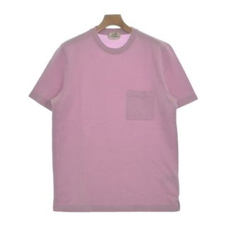 エルメス(Hermes)のHERMES エルメス Tシャツ・カットソー L ピンク 【古着】【中古】(Tシャツ/カットソー(半袖/袖なし))