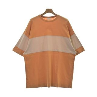 ドリスヴァンノッテン(DRIES VAN NOTEN)のDRIES VAN NOTEN Tシャツ・カットソー M オレンジxベージュ 【古着】【中古】(Tシャツ/カットソー(半袖/袖なし))