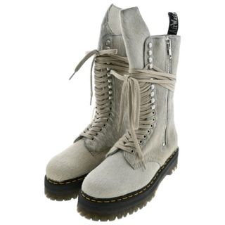 Rick Owens ブーツ UK9 1/2(28cm位) グレー 【古着】【中古】(ブーツ)