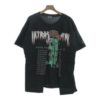 ラフシモンズ(RAF SIMONS)のRAF SIMONS ラフシモンズ Tシャツ・カットソー XL 黒 【古着】【中古】(Tシャツ/カットソー(半袖/袖なし))