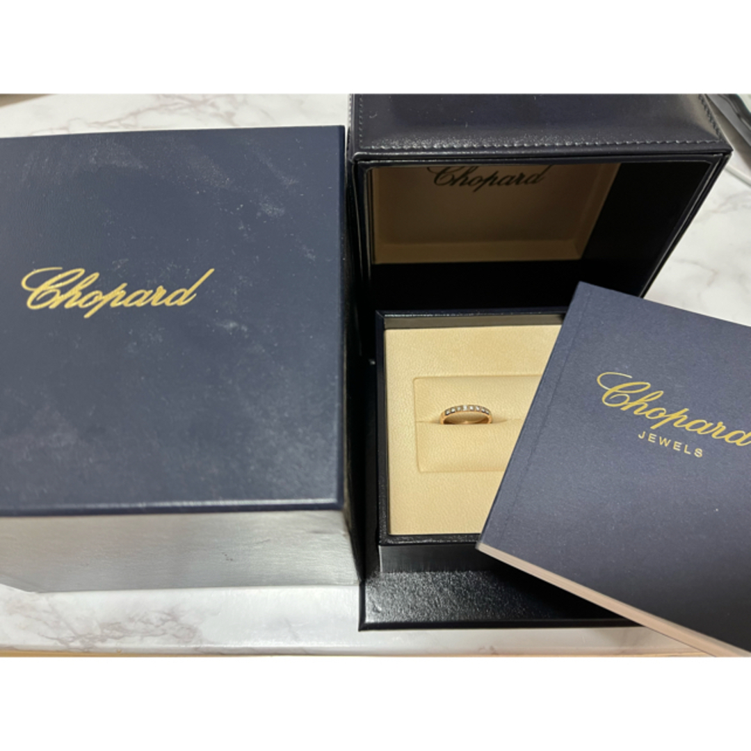 Chopard(ショパール)のショパール　アイスキューブ　ハーフダイヤ　ローズゴールド レディースのアクセサリー(リング(指輪))の商品写真