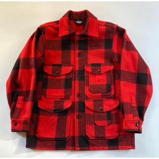 ウールリッチ(WOOLRICH)のWOOLRICH マッキーノクルーザージャケット L レッド×ブラック(その他)