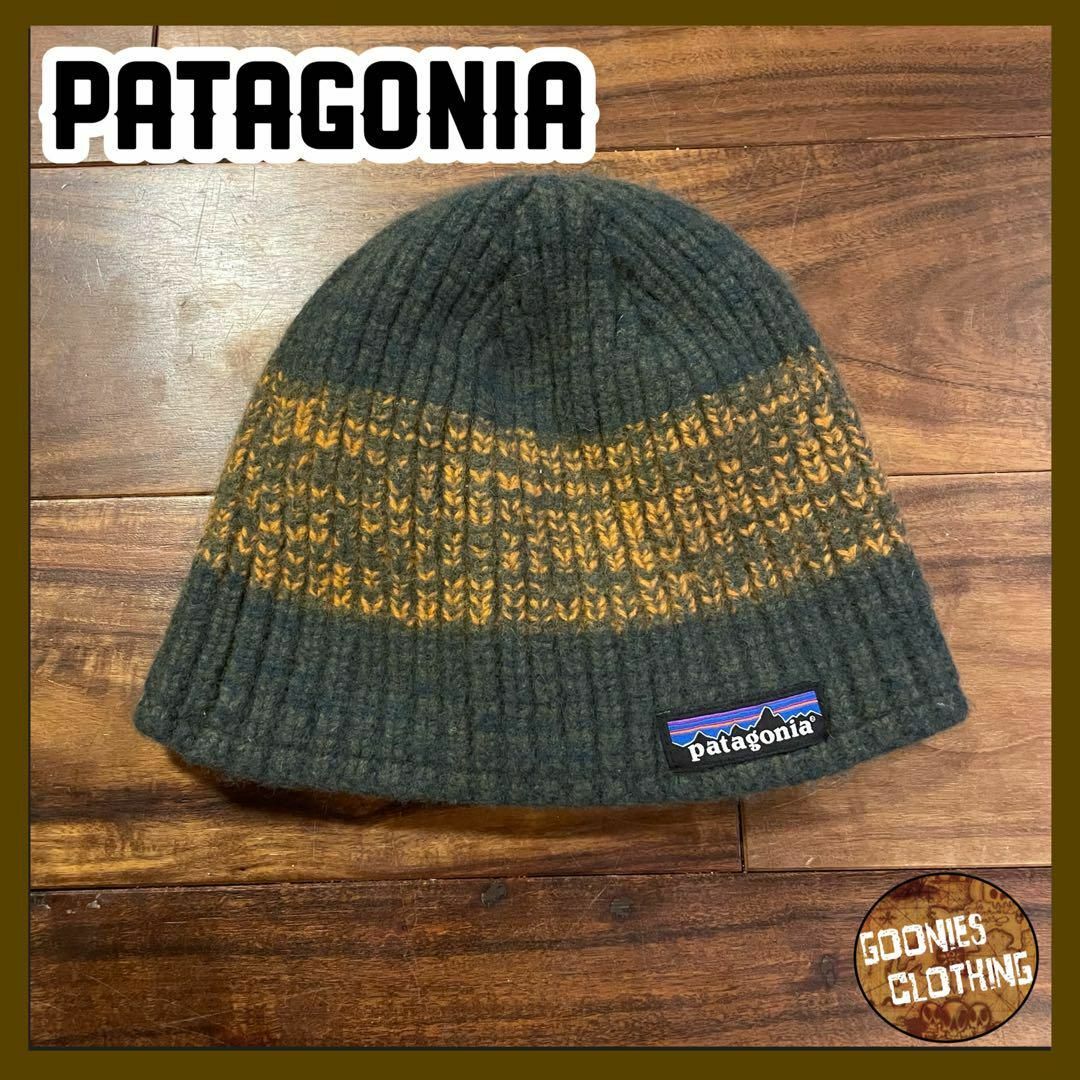 patagonia(パタゴニア)のパタゴニア ワッチ ビーニー ニット帽 ウール USA輸入 輸入雑貨 グリーン メンズの帽子(ニット帽/ビーニー)の商品写真