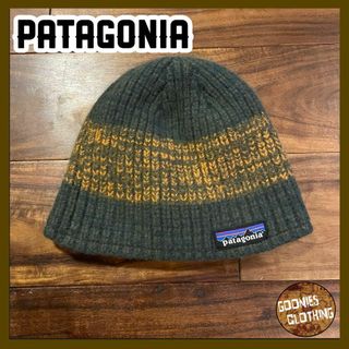 パタゴニア(patagonia)のパタゴニア ワッチ ビーニー ニット帽 ウール USA輸入 輸入雑貨 グリーン(ニット帽/ビーニー)