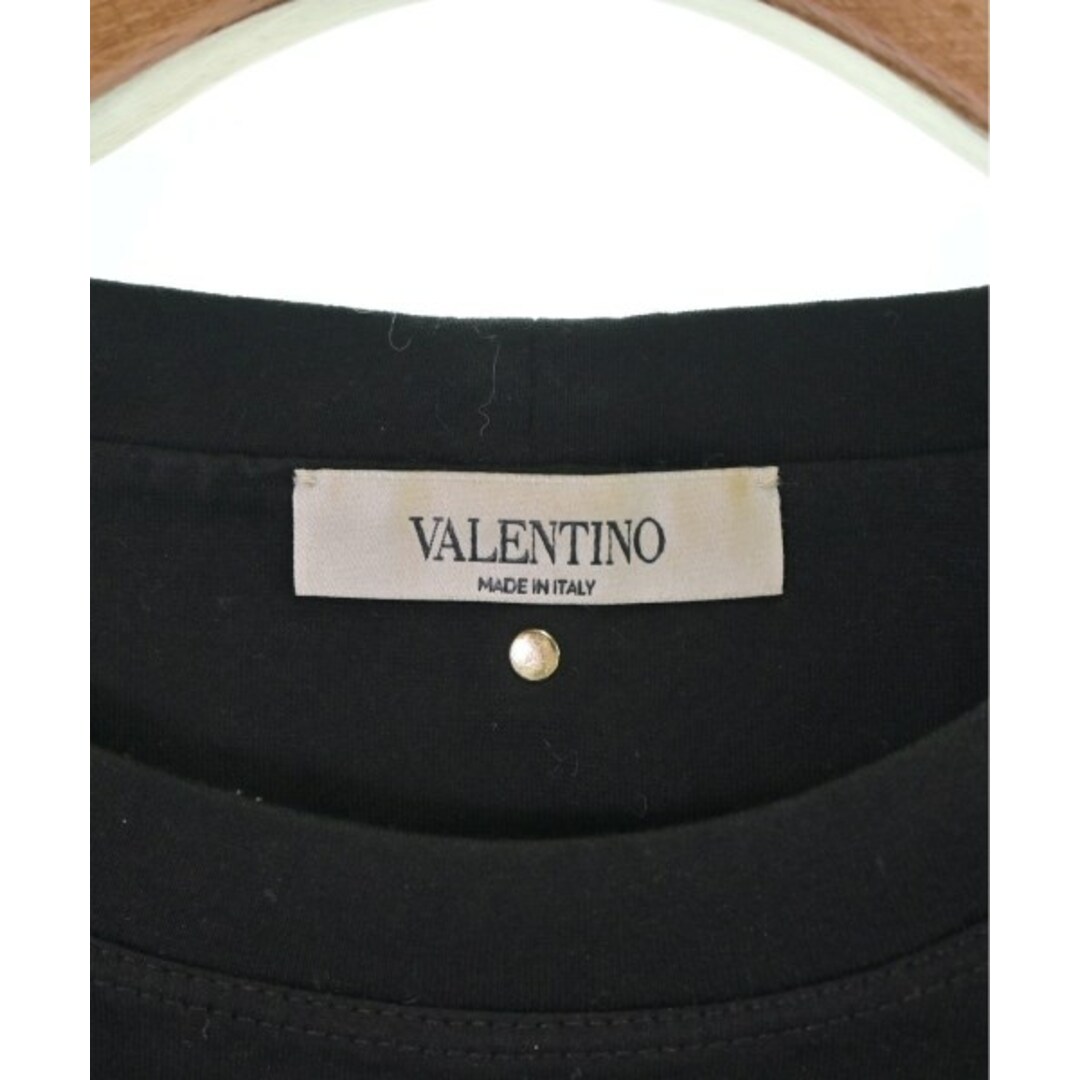VALENTINO(ヴァレンティノ)のVALENTINO ヴァレンティノ Tシャツ・カットソー M 黒 【古着】【中古】 メンズのトップス(Tシャツ/カットソー(半袖/袖なし))の商品写真