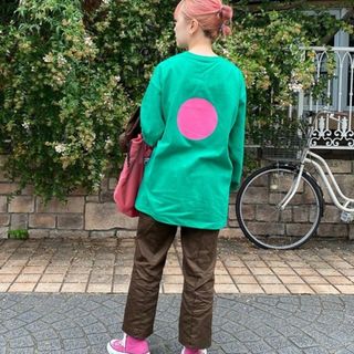 ビューティアンドユースユナイテッドアローズ(BEAUTY&YOUTH UNITED ARROWS)のニミルプリントロンT ハイネックトップス(Tシャツ/カットソー(七分/長袖))