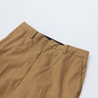 美品 プラージュ Plage Plain スティックパンツ 38/ブラウン センタープレス クロップド【2400013652780】(カジュアルパンツ)