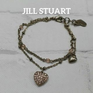 ジルスチュアート(JILLSTUART)の【匿名配送】ジル スチュアート ブレスレット ゴールド ハート(ブレスレット/バングル)