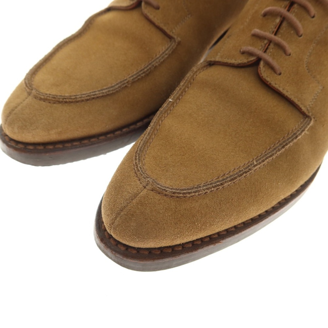 Crockett&Jones(クロケットアンドジョーンズ)の【中古】クロケットアンドジョーンズ CROCKETT&JONES WIGSTON スエード ドレスシューズ ブラウン【サイズ5E】【メンズ】 メンズの靴/シューズ(ドレス/ビジネス)の商品写真