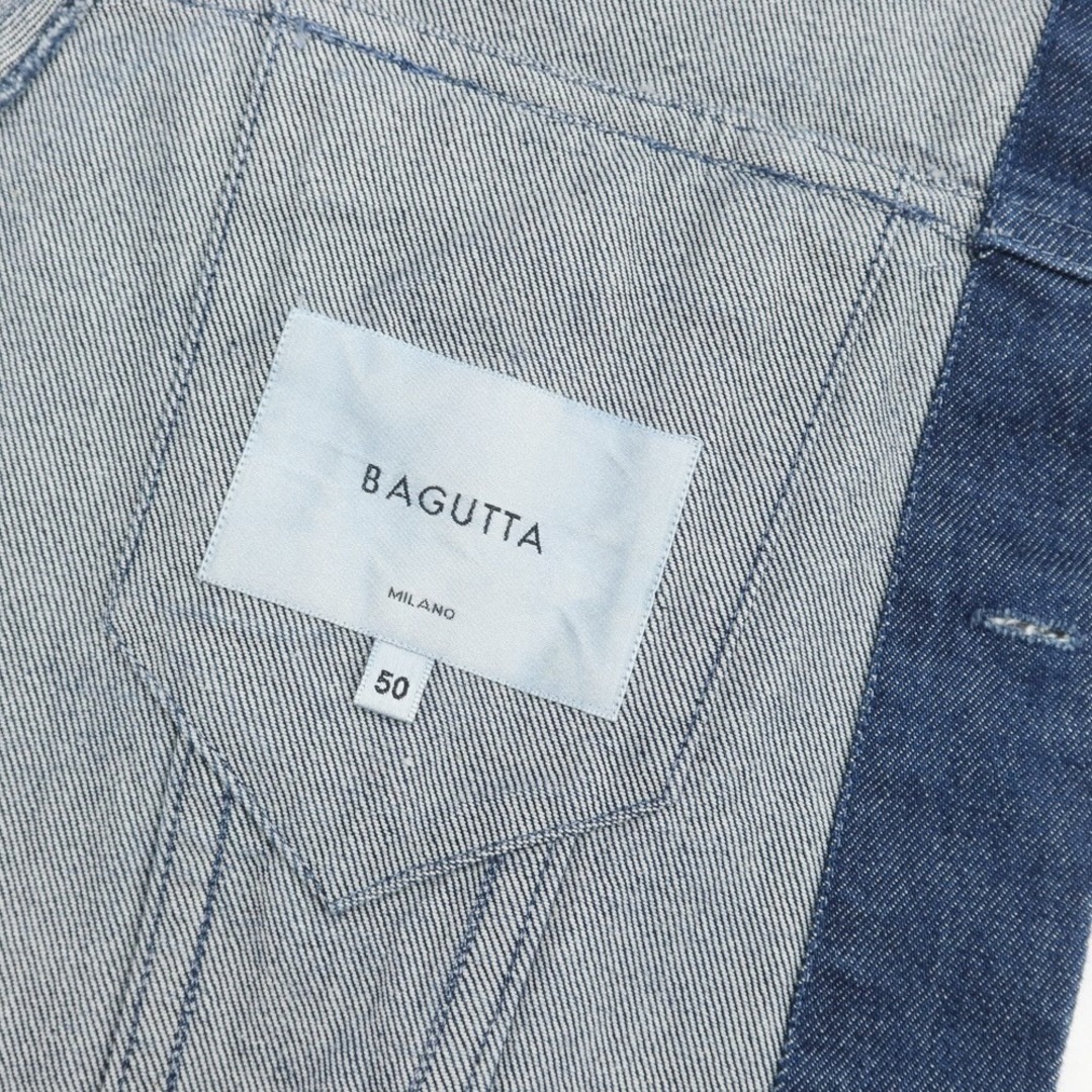 BAGUTTA(バグッタ)の【新品アウトレット】バグッタ Bagutta Gジャン デニムジャケット ネイビー【サイズ表記なし（XS位）】【メンズ】 メンズのジャケット/アウター(Gジャン/デニムジャケット)の商品写真