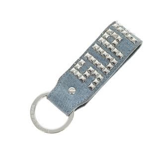 シュプリーム(Supreme)の【中古】シュプリーム Supreme 2023年春夏 Hollywood Trading Company Studded Keychain キーホルダー ブルーxシルバー【メンズ】(キーホルダー)