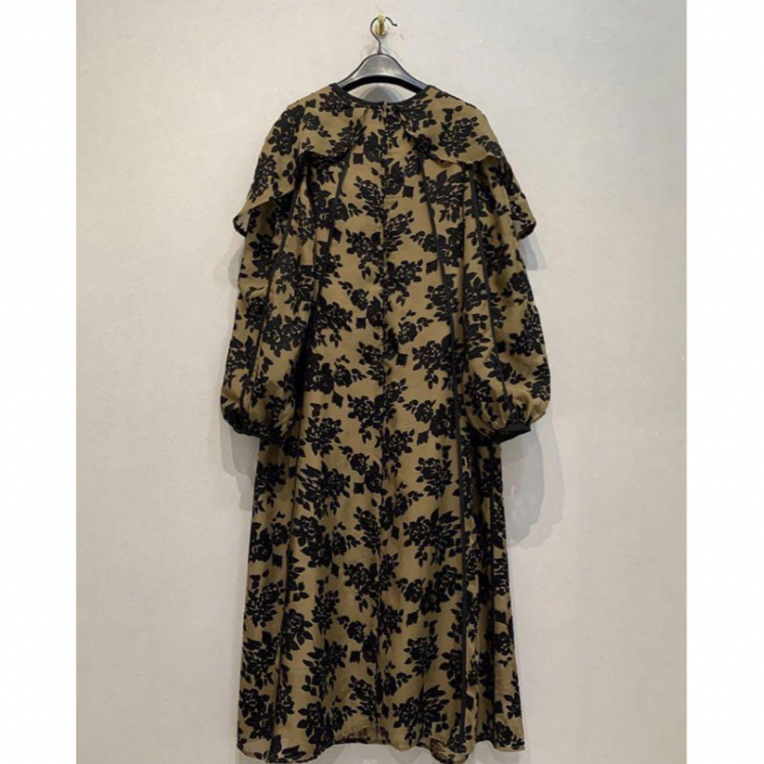 ロングワンピース/マキシワンピース完売品 flower jacquard bi color ...