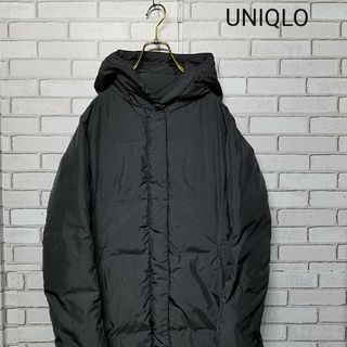 ユニクロ(UNIQLO)の【UNIQLO】ユニクロ　ダウンコートパーカー　M ロング(ダウンコート)