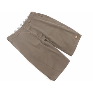 ディッキーズ(Dickies)のDickies ディッキーズ ハーフ パンツ size34/茶 ■◆ メンズ(ショートパンツ)