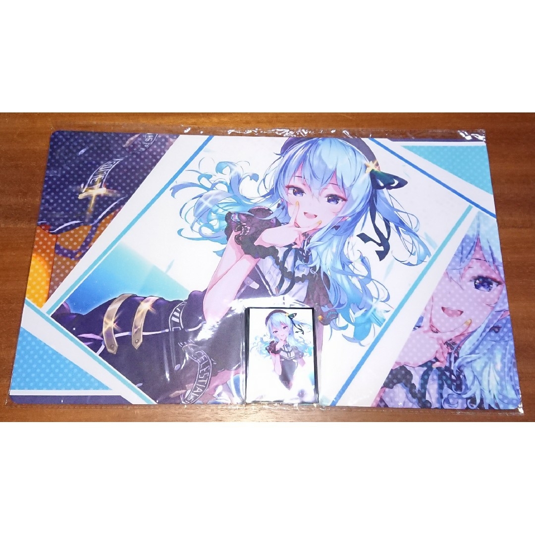 ホロライブ】 星街すいせい スリーブ プレイマット セットの通販 ホロライブ】 星街すいせい スリーブ プレイマット セットの通販