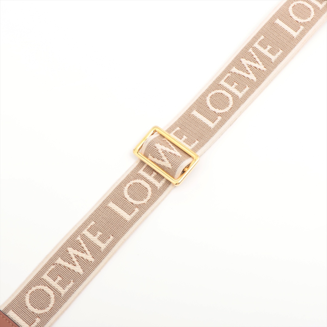 LOEWE(ロエベ)のロエベ アナグラム キャンバス×レザー  ベージュ レディース その他小物 レディースのファッション小物(その他)の商品写真