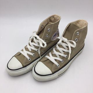 オールスター(ALL STAR（CONVERSE）)のConverse All Star スニーカー CONVERSE オールスターH1 23.5cm ベージュ・カーキ MADE IN U.S.A 美品(スニーカー)