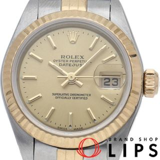 ロレックス(ROLEX)のロレックス デイトジャスト レディース時計 Datejust Ladies 79173(K) K18YG/SS レディース時計 シャンパンカラー 仕上げ済 2001年 美品 【中古】(腕時計)