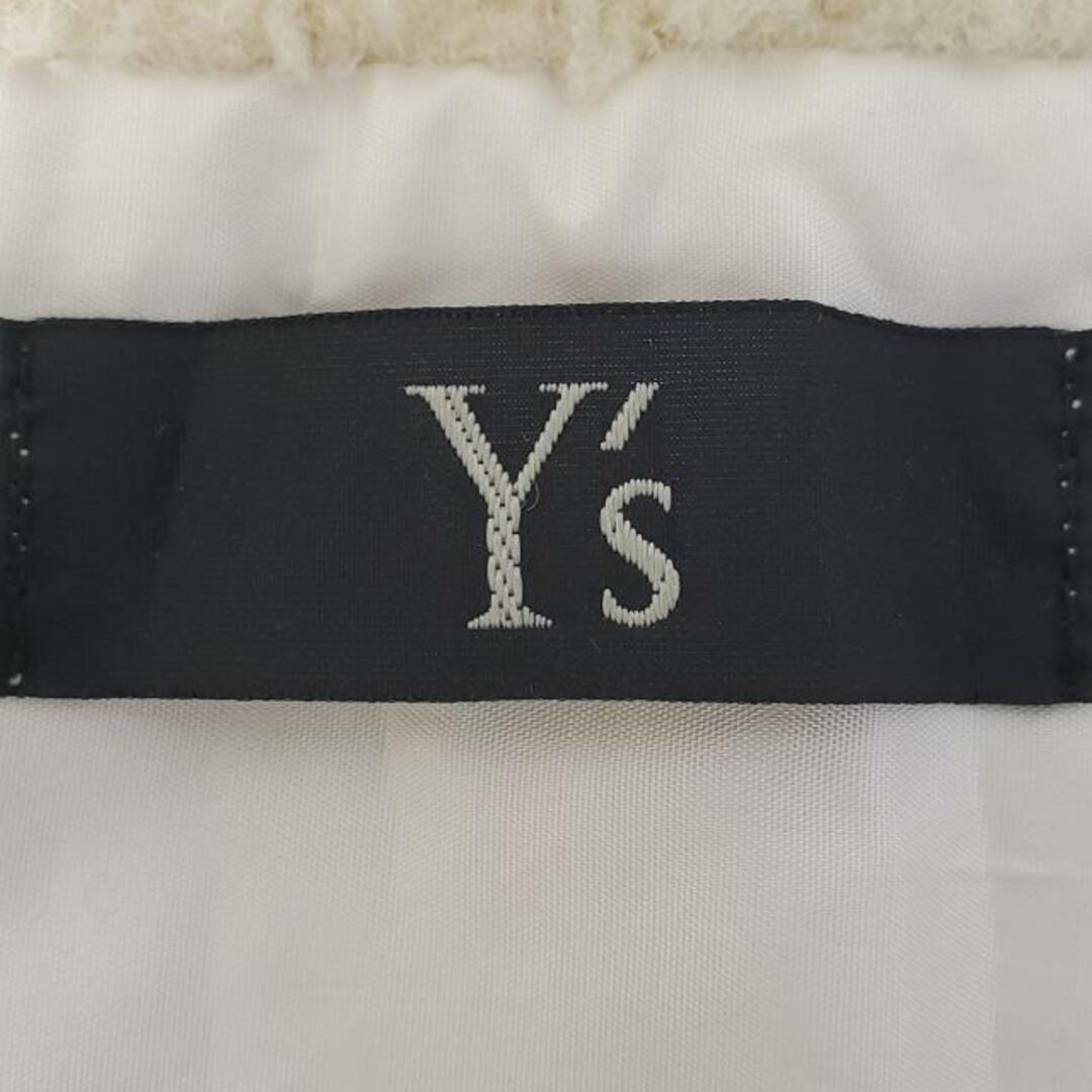 Y's(ワイズ)のワイズ マフラー - アイボリー×ブラウン レディースのファッション小物(マフラー/ショール)の商品写真