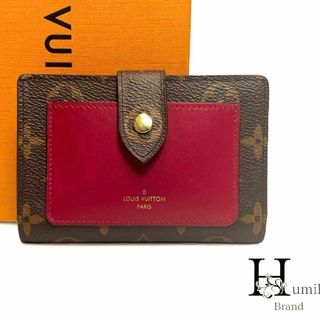 ルイヴィトン(LOUIS VUITTON)の【美品】ルイヴィトン　ポルトフォイユ　ジュリエット　折財布　ベルト　モノグラム(財布)