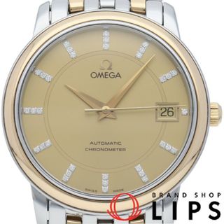 オメガ(OMEGA)のオメガ デ ヴィル プレステージ コーアクシャル 36.5mm インデックスダイヤ De Ville Prestige Co-Axial 36.5mm 4374.15 K18YG/SS メンズ時計 シャンパンカラー 仕上げ済 美品 【中古】(その他)