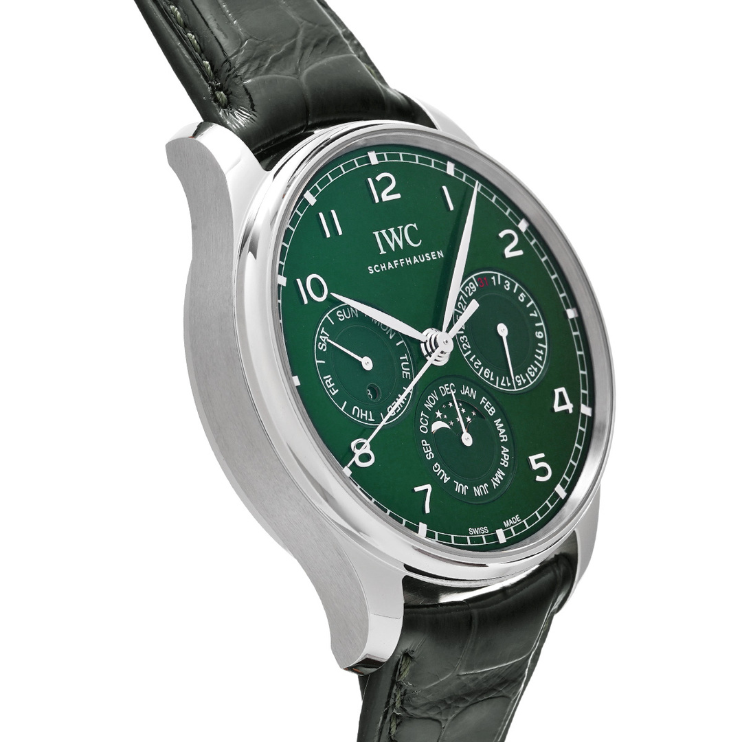IWC(インターナショナルウォッチカンパニー)の中古 インターナショナルウォッチカンパニー IWC IW344207 グリーン メンズ 腕時計 メンズの時計(腕時計(アナログ))の商品写真