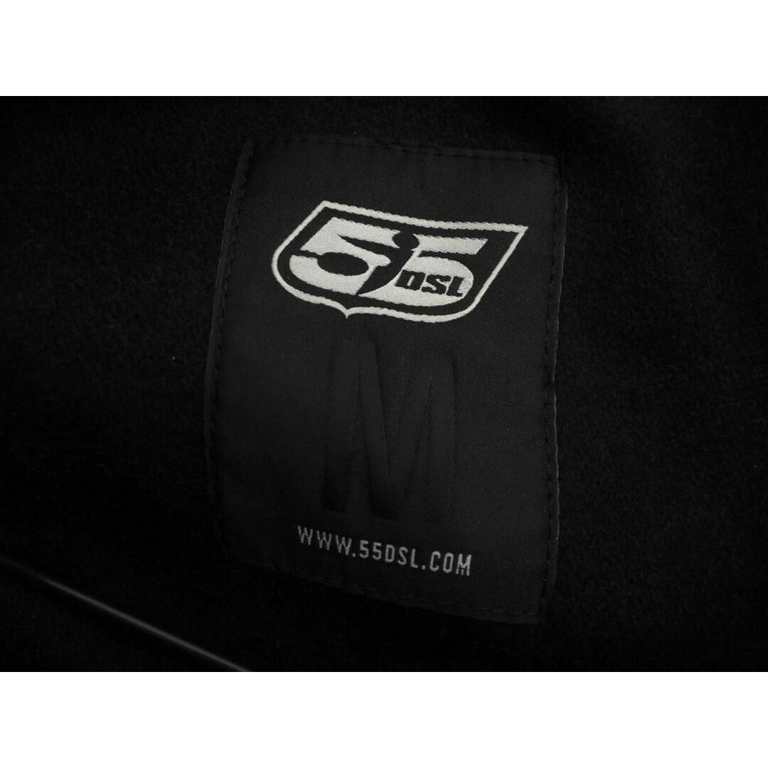55DSL(フィフティーファイブディーエスエル)の55DSL 55ディーエスエル ウール混 ダッフル コート sizeM/黒ｘ緑 ◆■ レディース レディースのジャケット/アウター(ダッフルコート)の商品写真