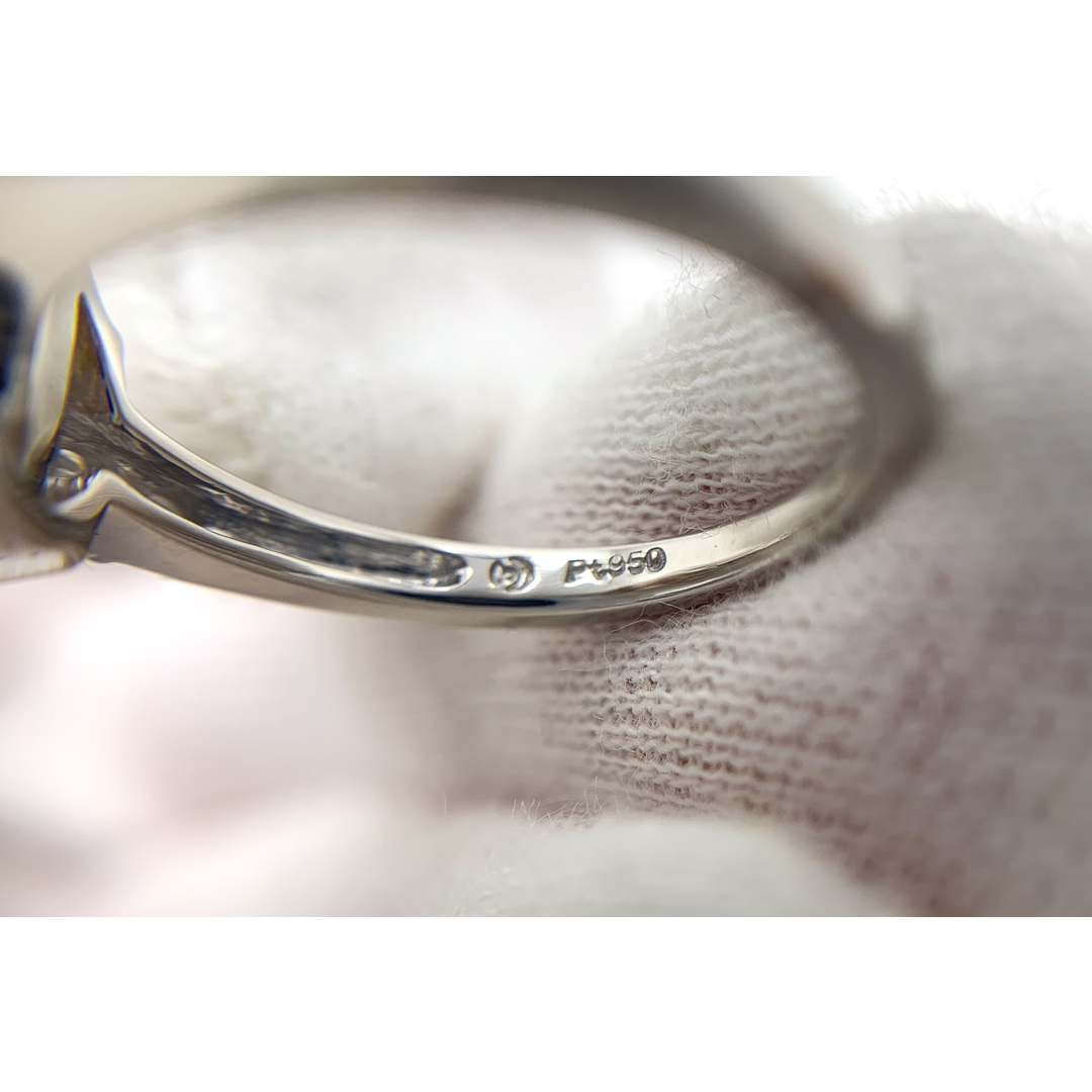 TASAKI(タサキ)のTASAKI タサキ 田崎 アコヤパール ダイヤ PT950 プラチナ 約10号 リング 指輪 ブランドジュエリー アクセサリー レディースのアクセサリー(リング(指輪))の商品写真
